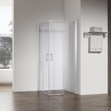 Veconi Душевое ограждение Rovigo 100х100 см, хром, прозрачное RV50CH-100100-01-C8