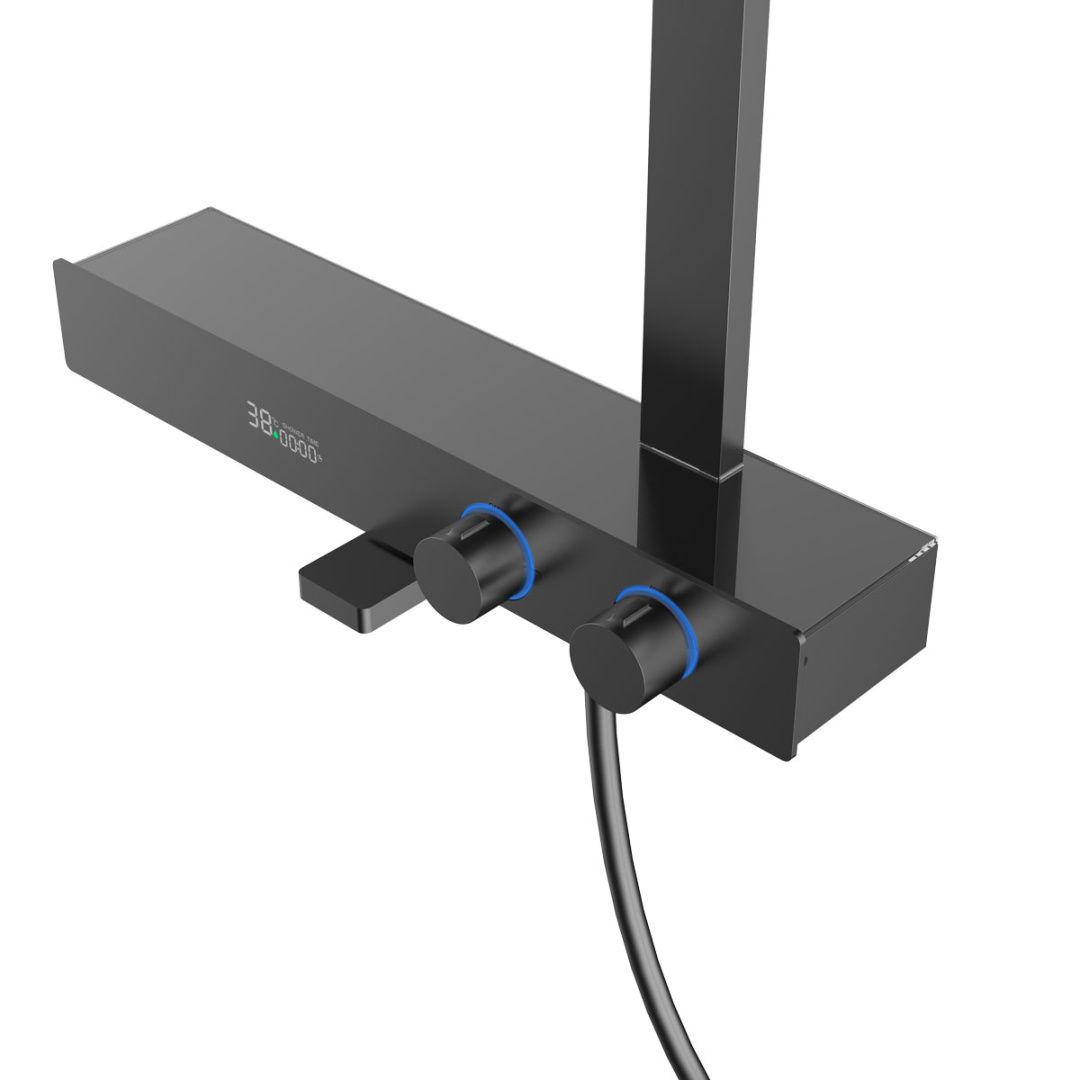 Приобрести vincea душевая стойка inspire, оружейная сталь vsfs-3i13tgm