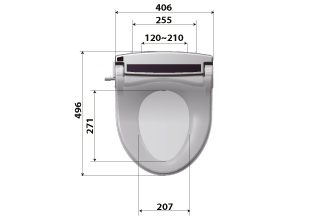 Приобрести sato электронная крышка биде db500rm