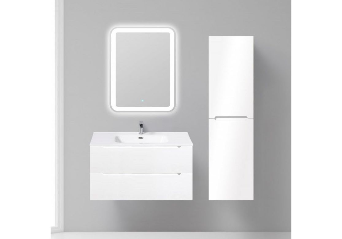 Приобрести тумба подвесная с раковиной belbagno etna-900-2c-so-bl-p 90 см, bianco lucido