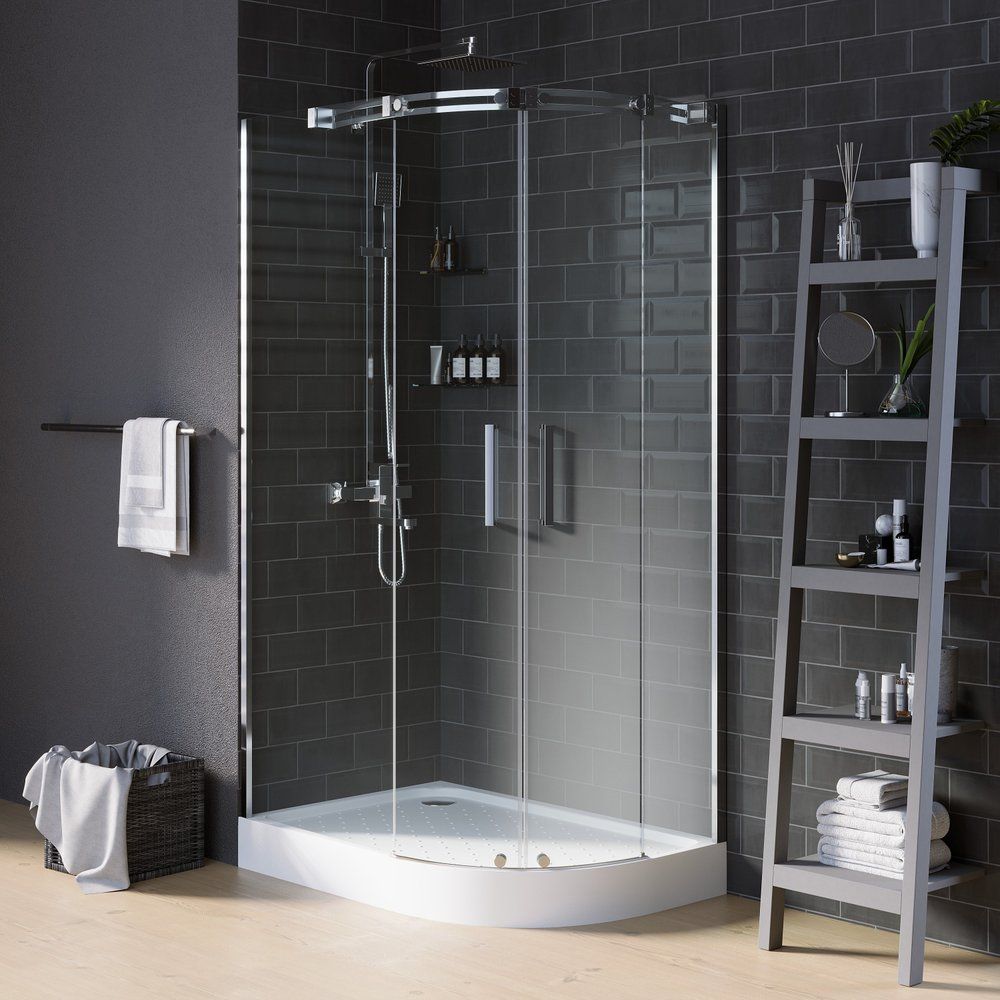 Приобрести grossman душевое ограждение galaxy 110х80 см, асимметричная, хром\прозрачное gr-4110l l