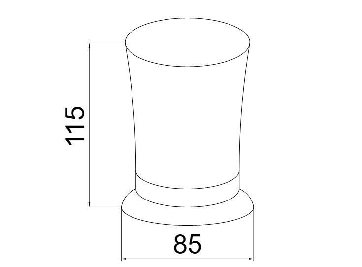 Приобрести boheme стакан для зубных щеток medici, бронза 10612