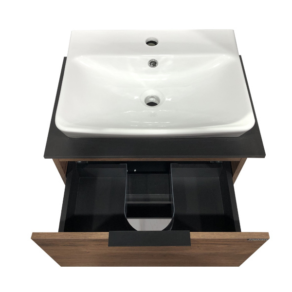 Приобрести сomforty тумба со столешницей и раковиной "штутгарт-60" дуб тёмно-коричневый