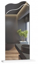 Зеркало Акватон КОЛИБРИ 45 см, левое