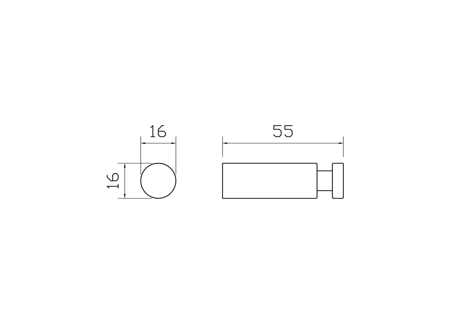 Приобрести крючок для ванной wonzon & woghand easy, черный матовый (ww-8105-2-mb)
