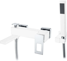 Boheme Смеситель для ванны Q, белый\хром 143-WCR