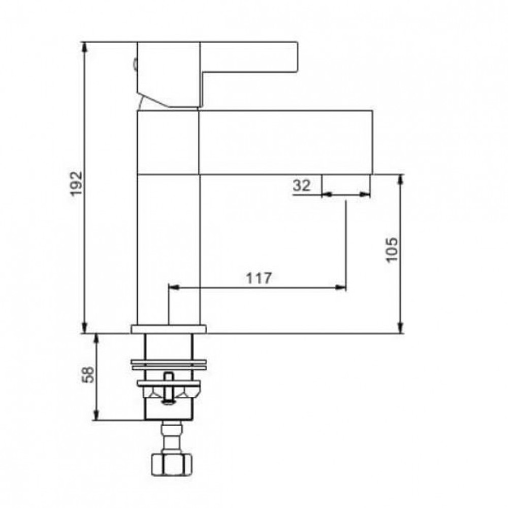 Приобрести gappo смеситель для раковины g1081, черный\хром 92568