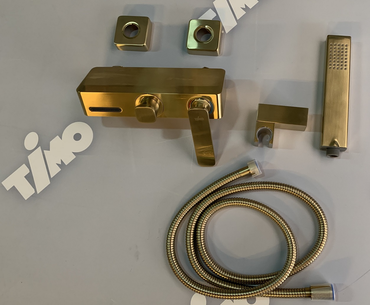 Приобрести смеситель для ванны с душем timo torne 4314/17y золото матовое