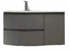 CEZARES Тумба подвесная с раковиной VAGUE 104х57см, светло серый