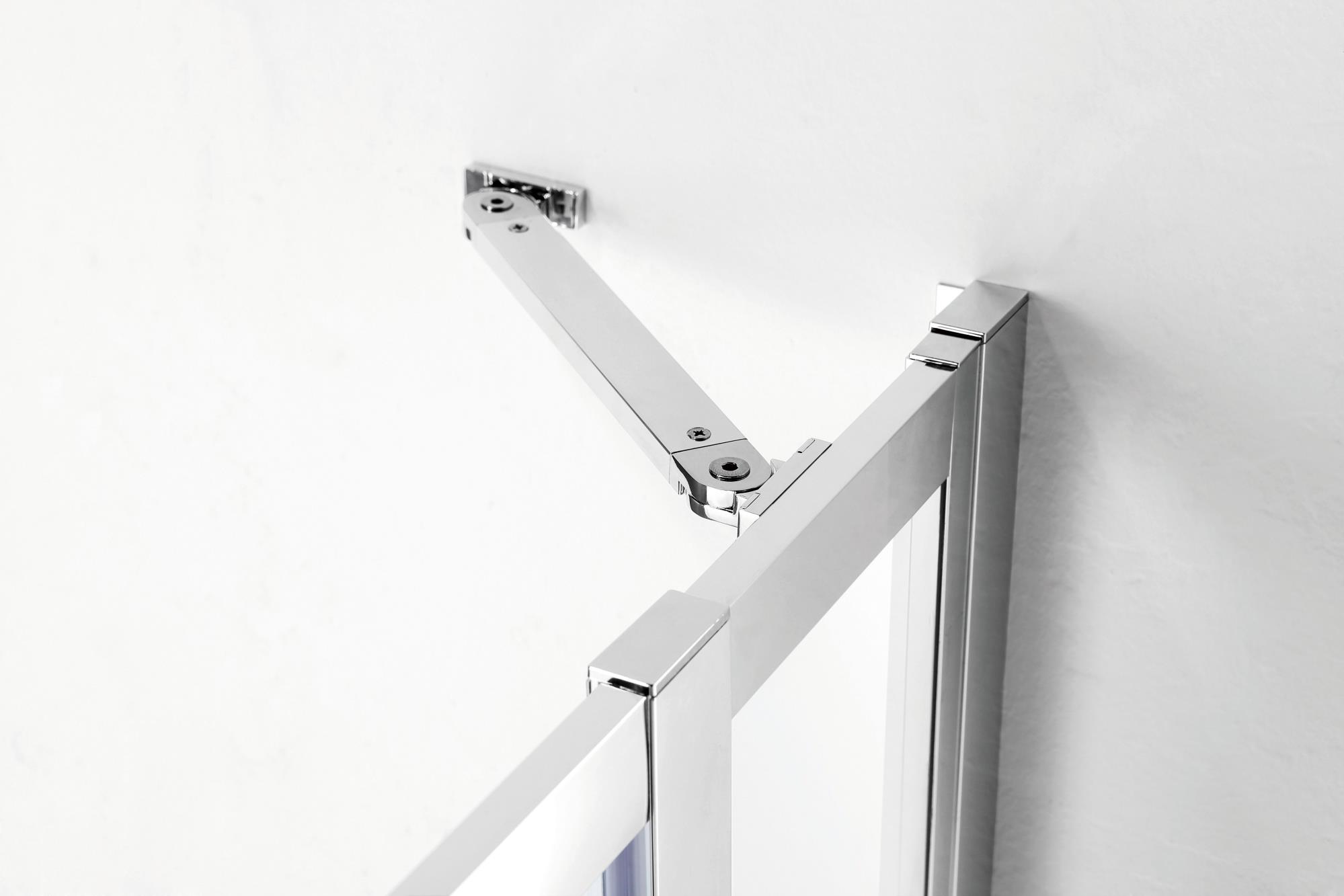 Приобрести cezares душевое ограждение molveno 130х130 см, хром molveno-a-22-100+30-p-cr