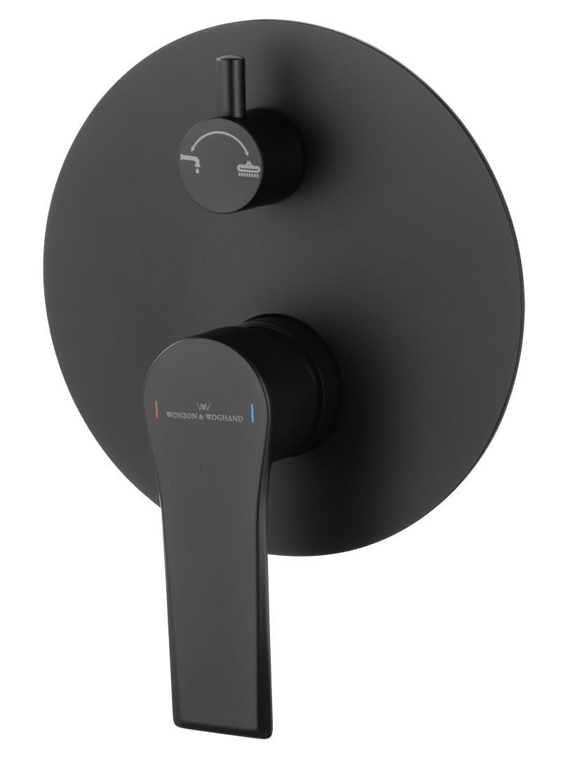 Приобрести душевая система встраиваемая wonzon & woghand brilliant, черный матовый (ww-88939079-mb)