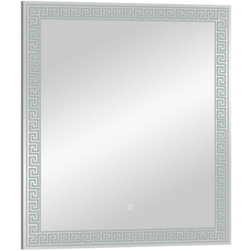 Приобрести continent зеркало с подсветкой apollo 80х90 см, сенсорный включатель, белое