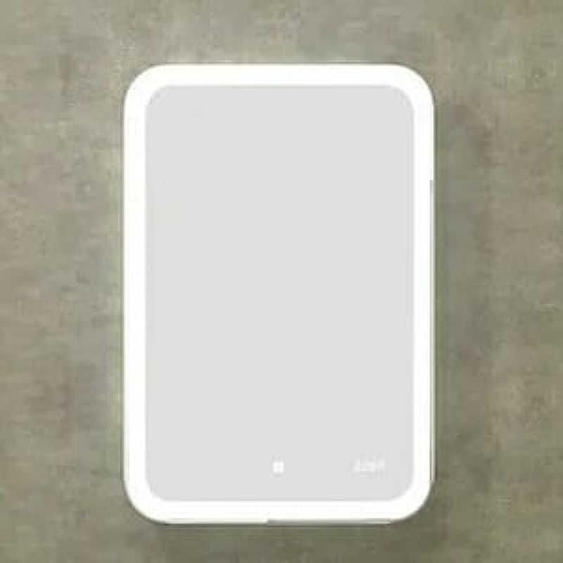 Приобрести jorno зеркало шкаф bosko 50 см, с подсветкой, часы, белое