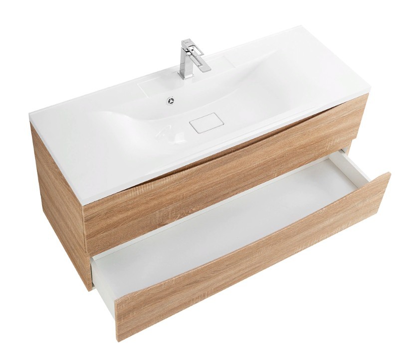 Приобрести тумба подвесная с раковиной belbagno marino-1200-2c-so-wo-p 120 см, rovere bianco