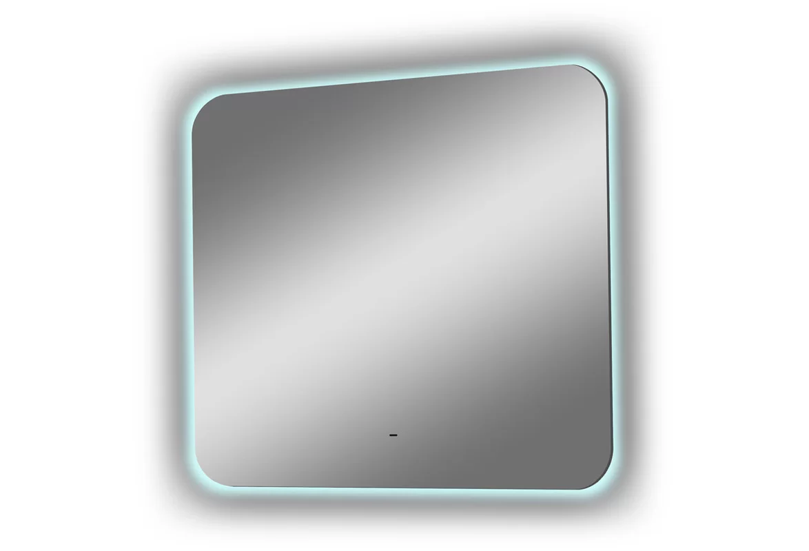 Приобрести continent зеркало с подсветкой burzhe 80х70 см, белое