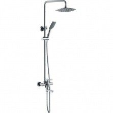 HAIBA Душевая система, прямоугольная d-260мм, хром HB2402