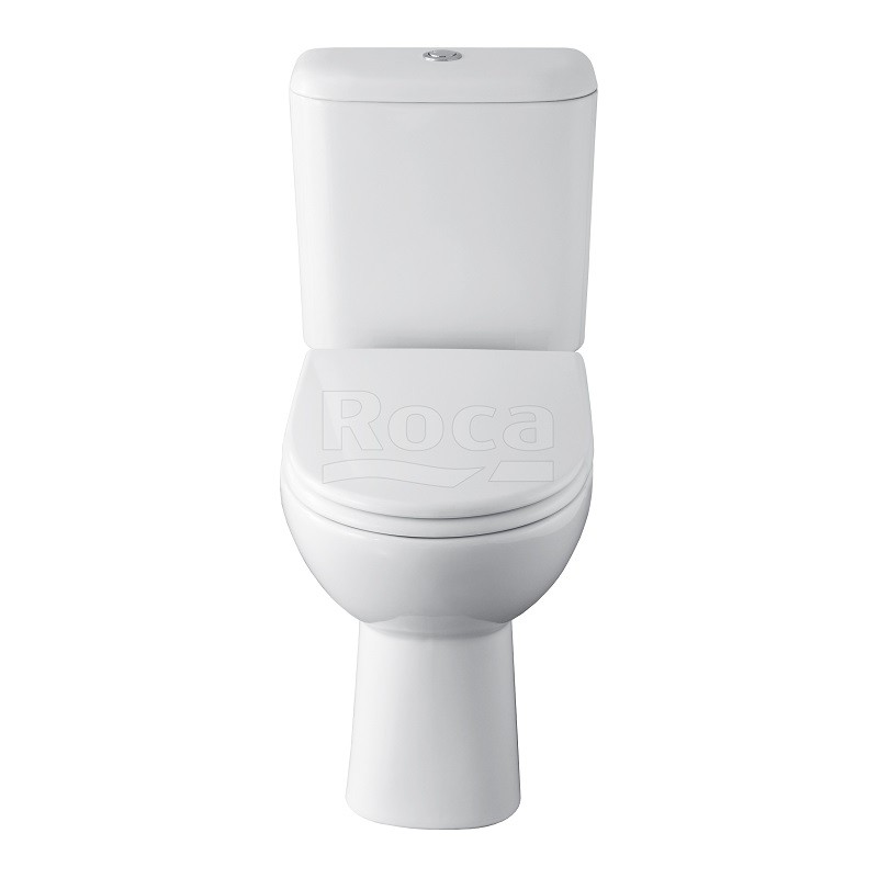 Приобрести унитаз-компакт roca access, косой выпуск, c сиденьем микролифт