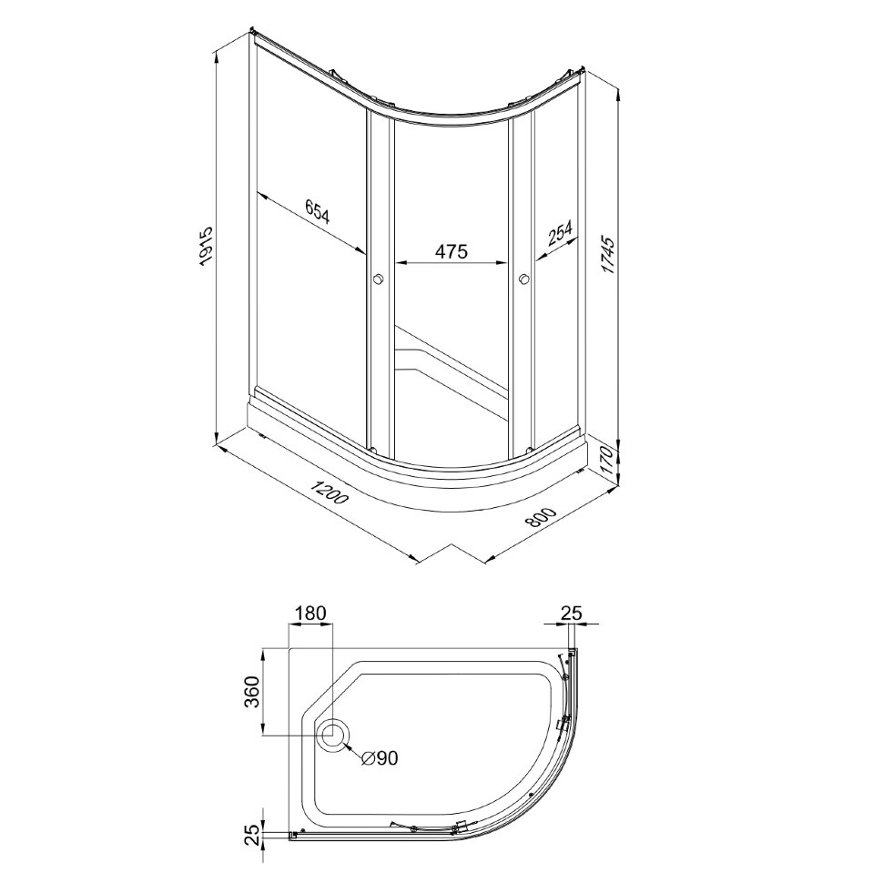 Приобрести тритон душевое ограждение коралл а 120х80 см, белая, узор, левое щ0000043489