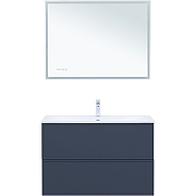 Приобрести aquanet тумба с раковиной арт 100 см, маренго