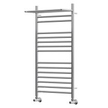 Полотенцесушитель водяной Point 500х1000 Аврора премиум с полкой П14, хром PN10150SP