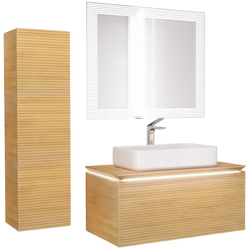 Приобрести jorno зеркало karat 100 см, с подсветкой, датчик движения, белое