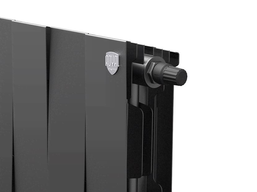 Приобрести royal thermo радиатор биметаллический pianoforte 200 /noir sable ( черный графит ) vdr - 14 секц.