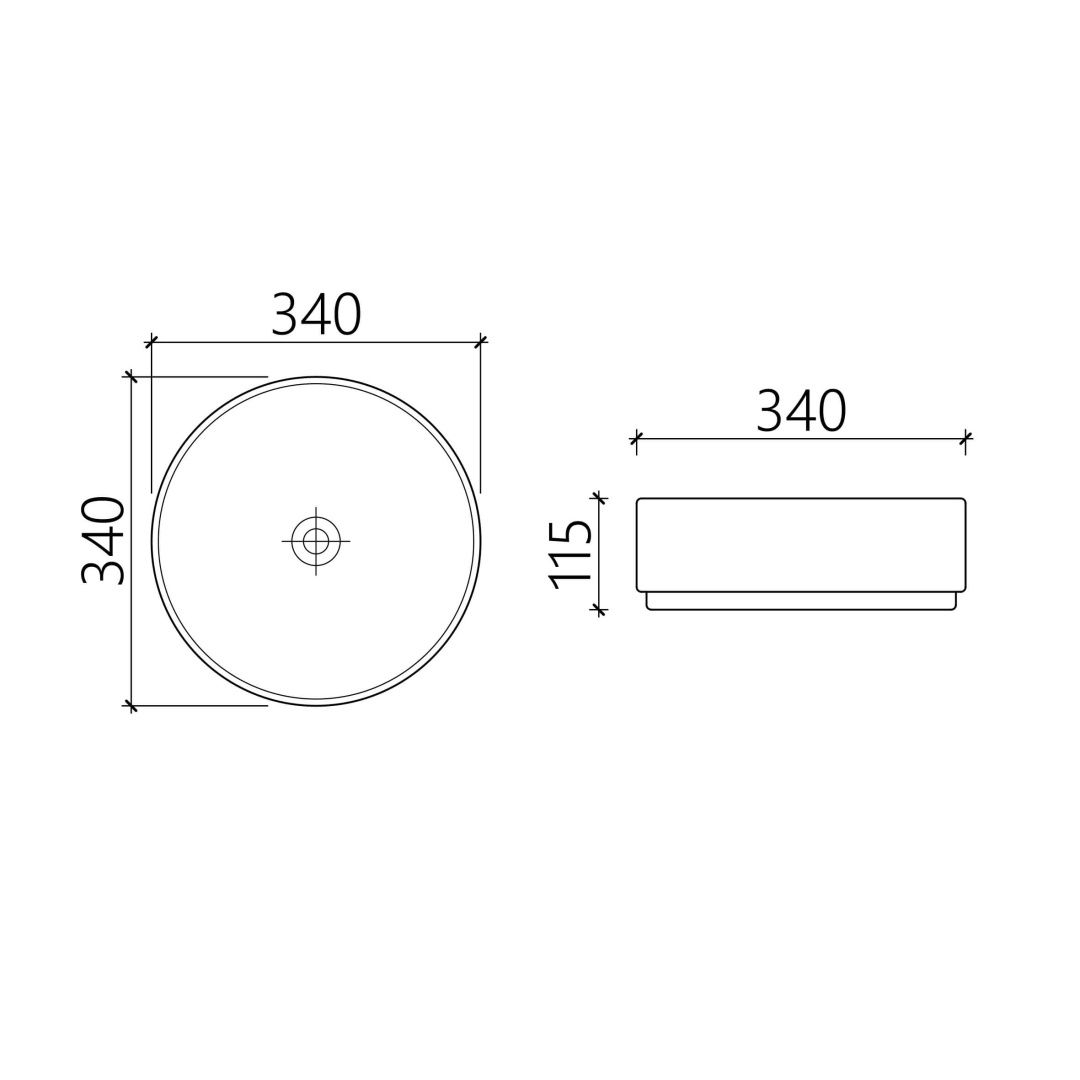 Приобрести hayzburg накладная раковина чаша 34х11 см, мрамор, матовая hb-0025