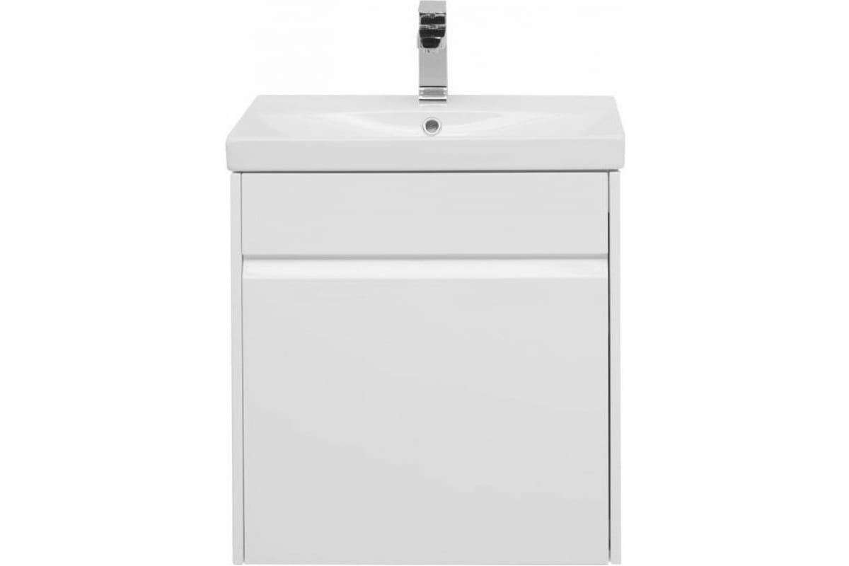 Приобрести aquanet тумба с раковиной палермо 60 см, белая