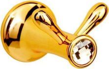 Boheme Крючок для ванной комнаты Chiaro, золото\кристаллы 10506