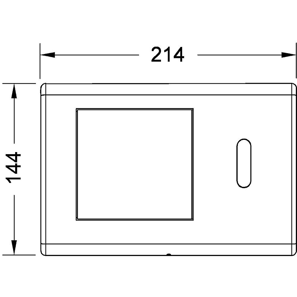 Приобрести tece кнопка смыва planus для инсталляции, бесконтактная 12 v, белая глянцевая 9240362