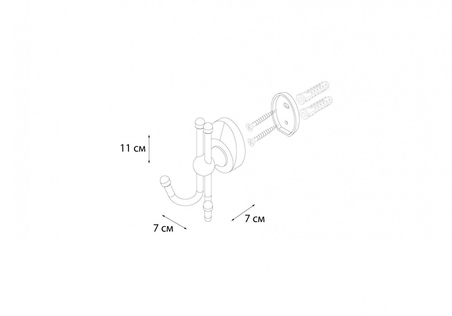 Приобрести fx-21805b europa крючок двойной