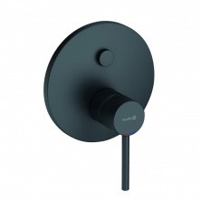 KLUDI BOZZ встраиваемый смеситель для ванны и душа; черный матовый; автом. переключатель душ/ванна PUSH&SWITCH