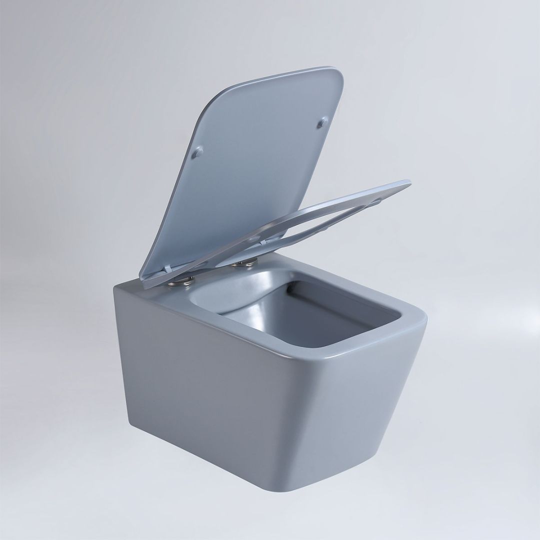 Приобрести vincea унитаз подвесной piatti q-line, ультратонкое сиденье, микролифт, голубой матовый vt1-12mo