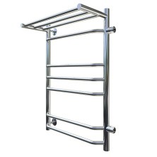 Тругор Водяной полотенцесушитель Браво 3 П7 500х800 мм R ПМ с боковым подводом, полкой, хром 00-00017303