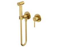 Hayzburg Встраиваемый смеситель с гигиеническим душем, золото HB-4005-2GO