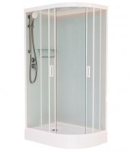 Frank Душевая кабина F412L White, низкий поддон, левосторонняя