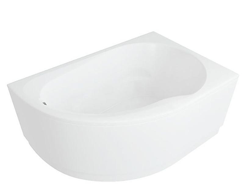 Приобрести акриловая ванна асимметричная aquatek вирго r 150x100 см
