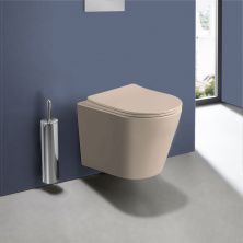 Vincea Унитаз подвесной Piatti, ультратонкое сиденье, микролифт, капучино матовый VT1-11SMC