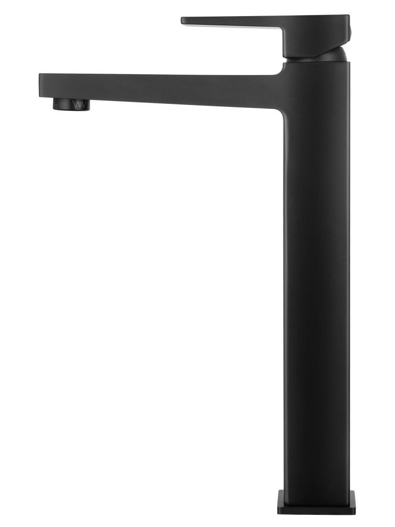 Приобрести смеситель для раковины высокий wonzon & woghand cube 2.0, черный матовый (ww-88019068-mb)