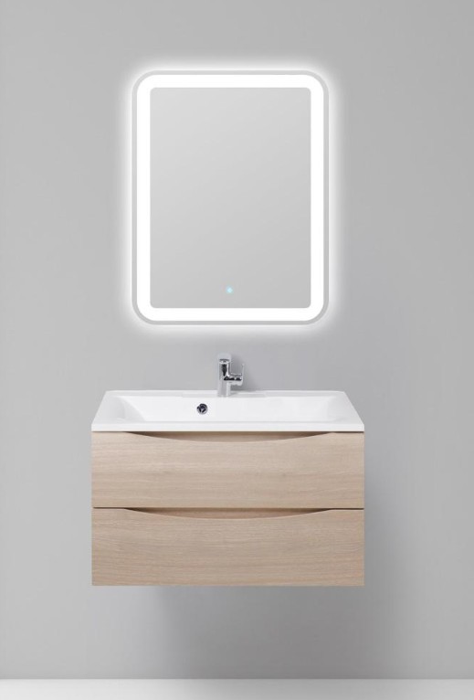 Приобрести тумба подвесная с раковиной belbagno marino-1000-2c-so-rg-p 100 см, rovere grigio