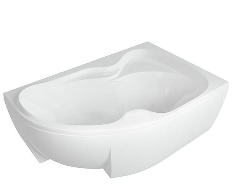 Приобрести акриловая ванна асимметричная aquatek вега r 170x105 см
