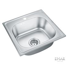 Emar Кухонная мойка 46х46 см, хром EMAR 130A