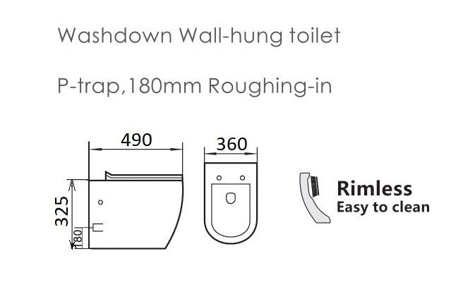 Приобрести boheme подвесной унитаз avva bello nero, черный 961/2