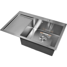 Gerhans Кухонная мойка 78х51 см, правосторонняя, сатин