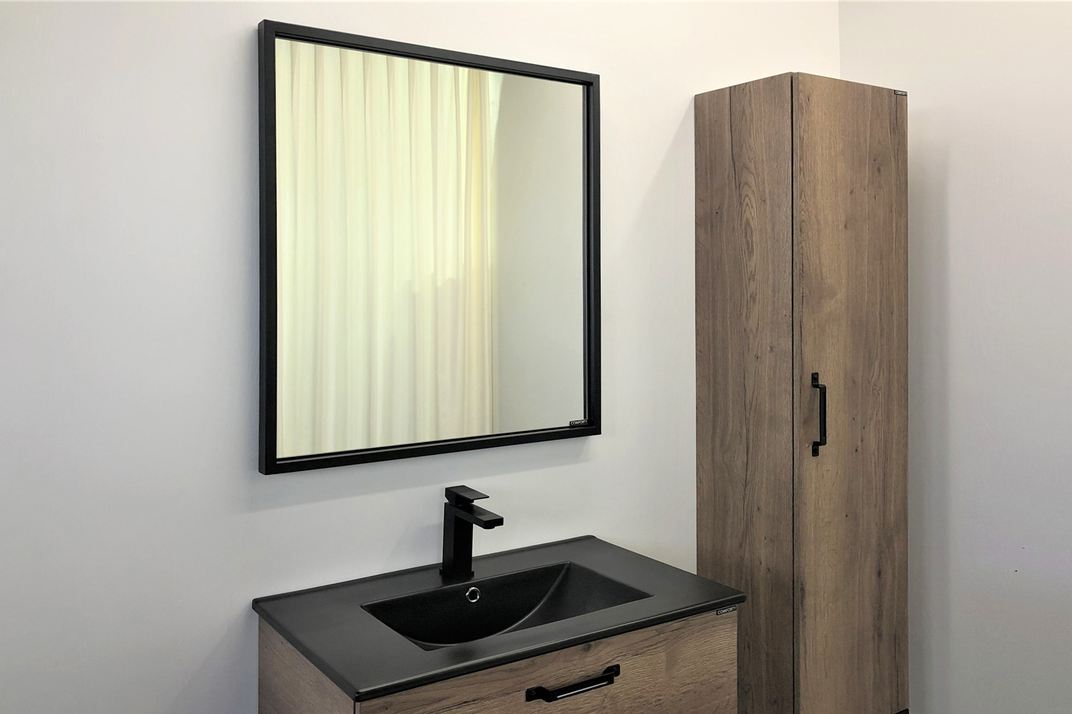 Приобрести сomforty зеркало "бредфорд-75" черное