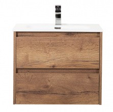 Тумба подвесная с раковиной BelBagno KRAFT-700-2C-SO-RT 70 см, Rovere Tabacco