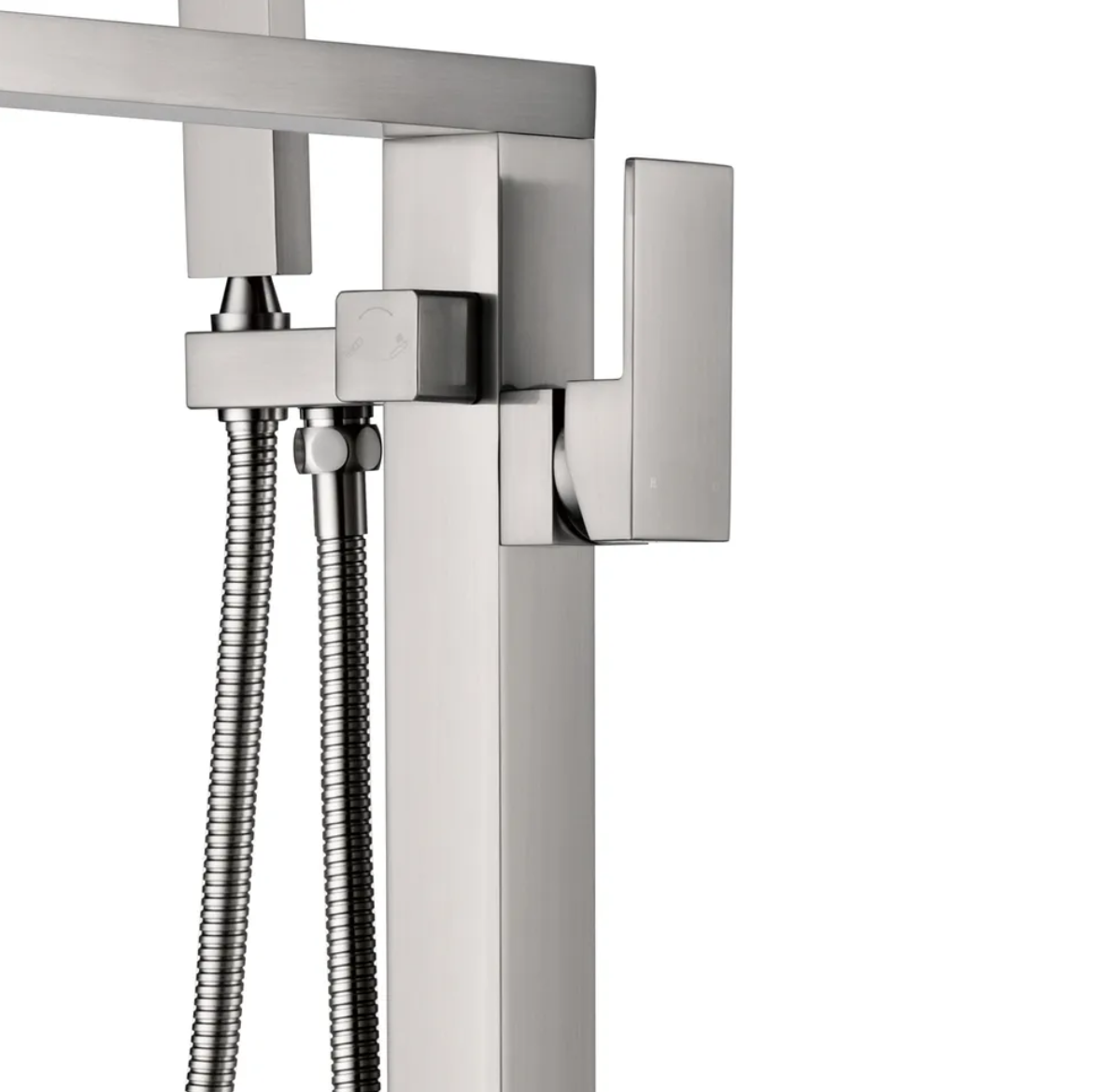 Приобрести grocenberg напольный смеситель для ванны, графит gb800bg