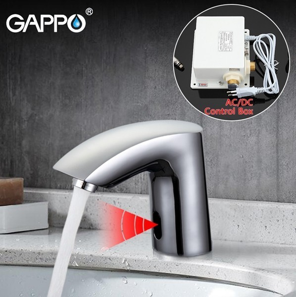 Приобрести gappo смеситель для раковины g518, сенсорный, хром 88092