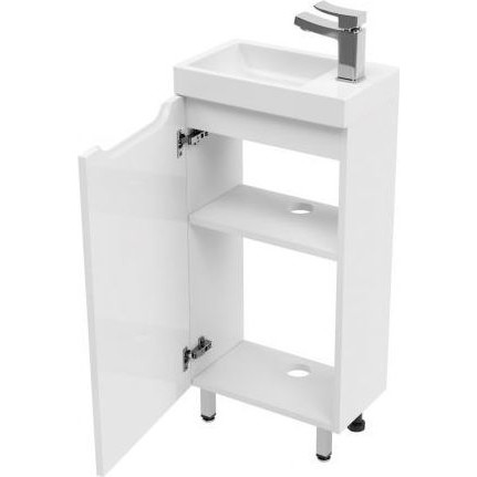 Приобрести mirsant тумба напольная soho quadro 40 см с раковиной fest-40 ут000083889