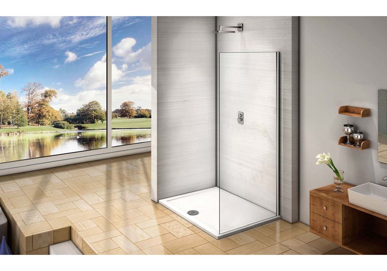 Приобрести стенка боковая bas orion sp-90-g-ch 90 см (матовое стекло)